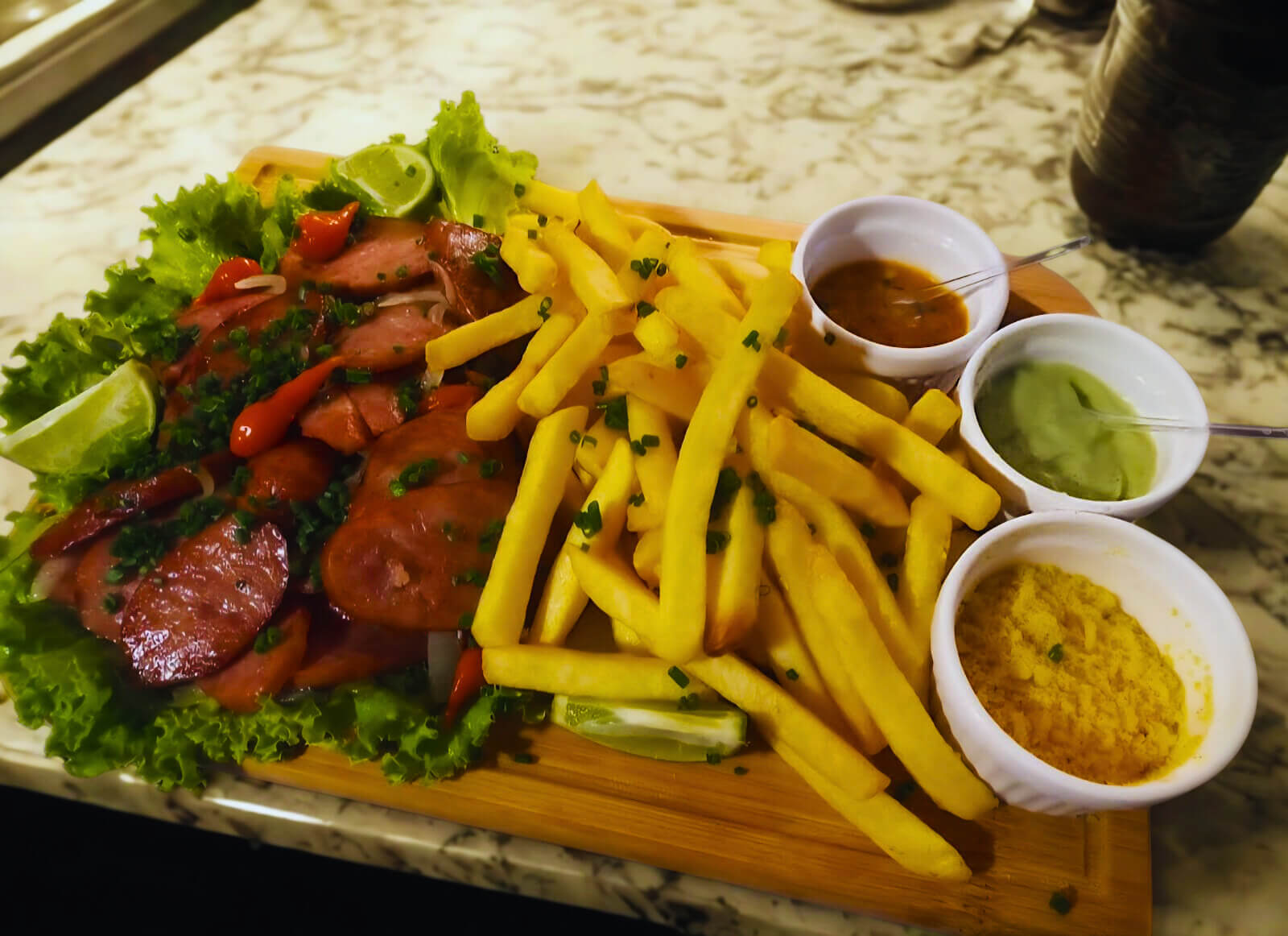 Mista: Fritas + Calabresa 700g